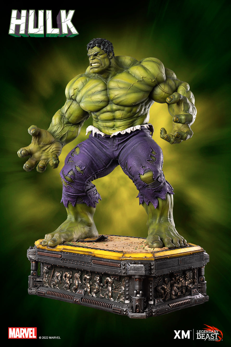XM Studios Incredible Hulk (3 Portraits) (Premier Edition)1/3 Scale Statue