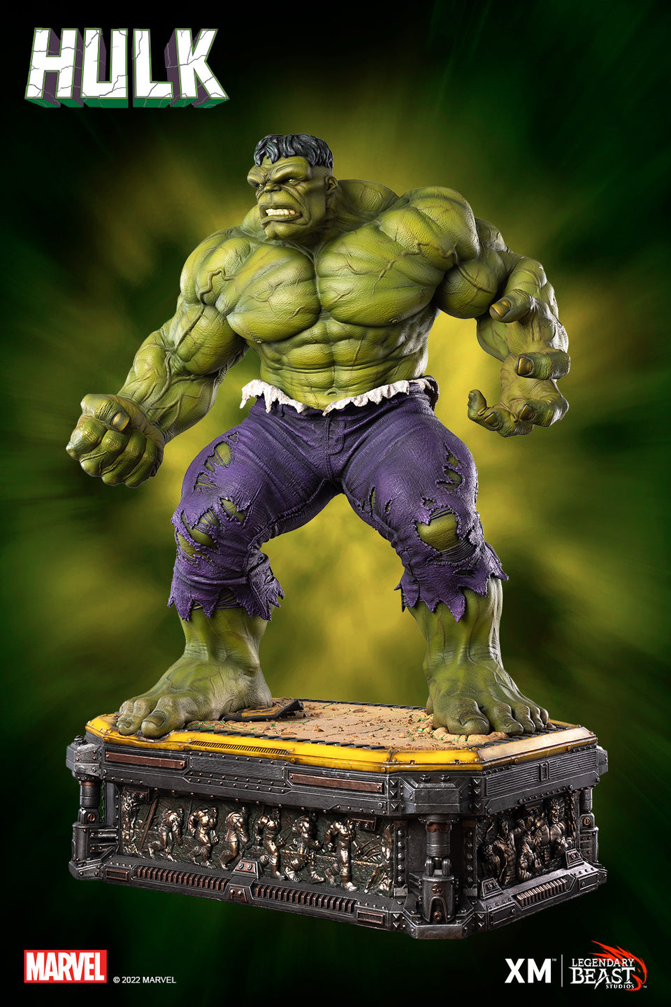 XM Studios Incredible Hulk (3 Portraits) (Premier Edition)1/3 Scale Statue