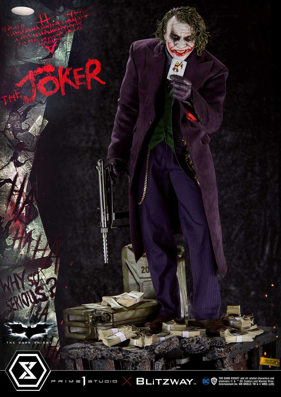 Prime 1 Studio Heath Ledger The Joker (Bonus Version) 1:3 Scale Statue