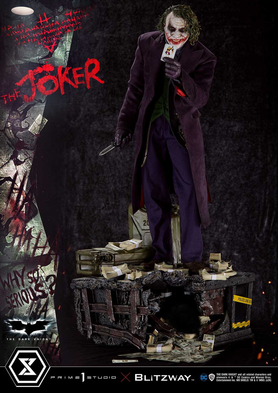 Prime 1 Studio Heath Ledger The Joker (Bonus Version) 1:3 Scale Statue