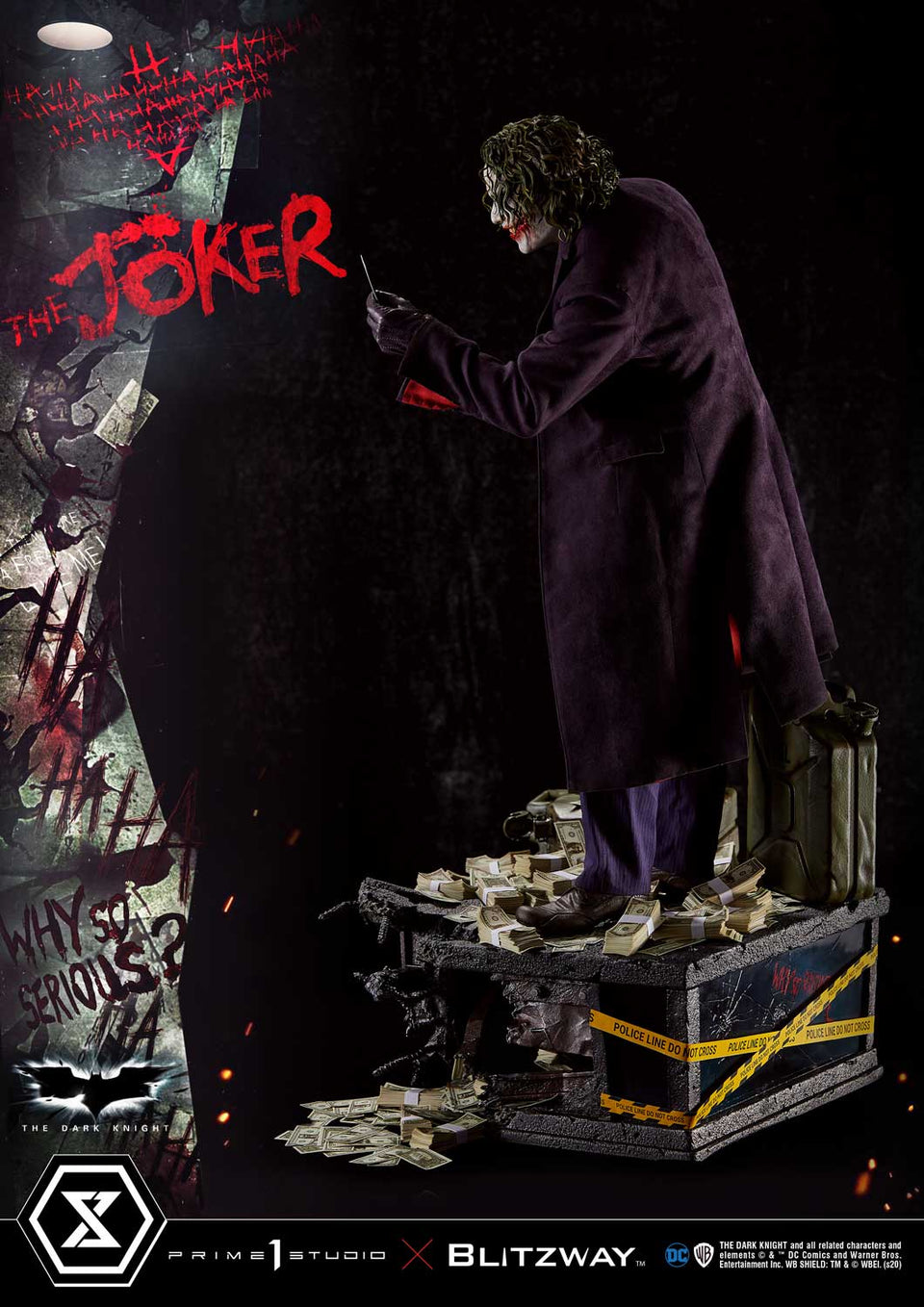 Prime 1 Studio Heath Ledger The Joker (Bonus Version) 1:3 Scale Statue