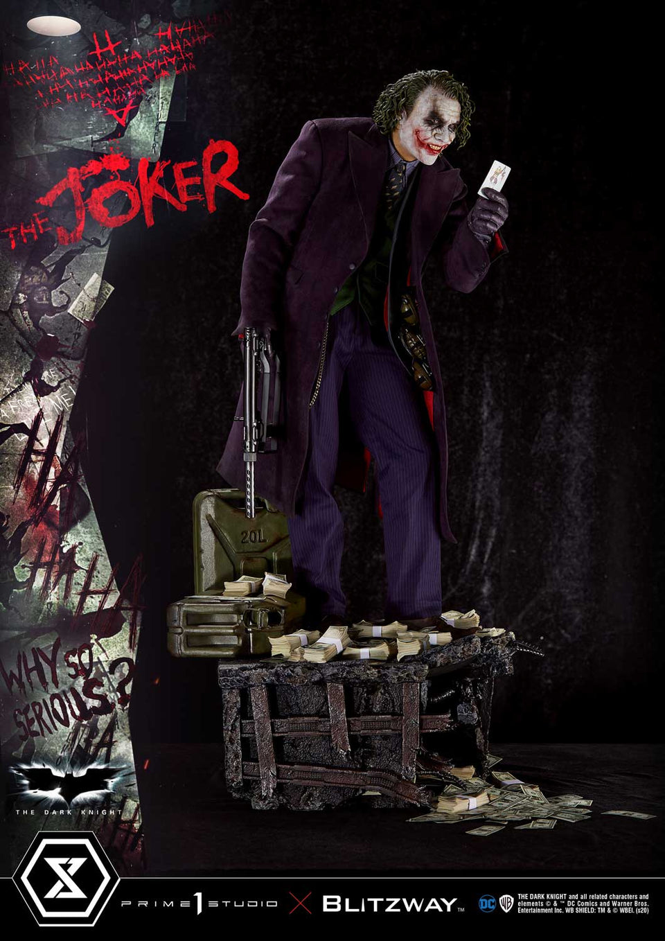 Prime 1 Studio Heath Ledger The Joker (Bonus Version) 1:3 Scale Statue