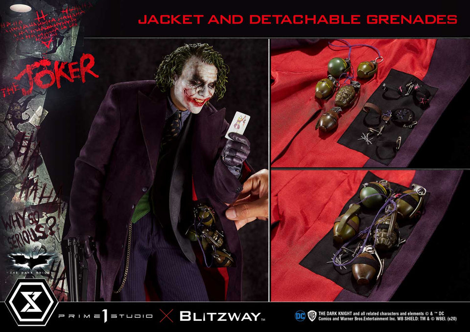 Prime 1 Studio Heath Ledger The Joker (Bonus Version) 1:3 Scale Statue