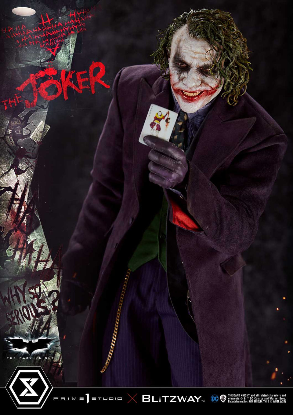 Prime 1 Studio Heath Ledger The Joker (Bonus Version) 1:3 Scale Statue