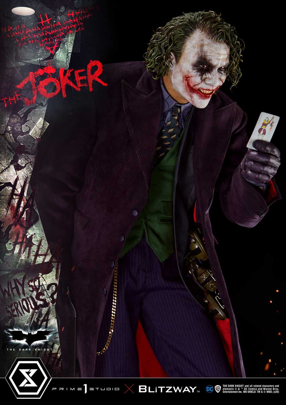 Prime 1 Studio Heath Ledger The Joker (Bonus Version) 1:3 Scale Statue