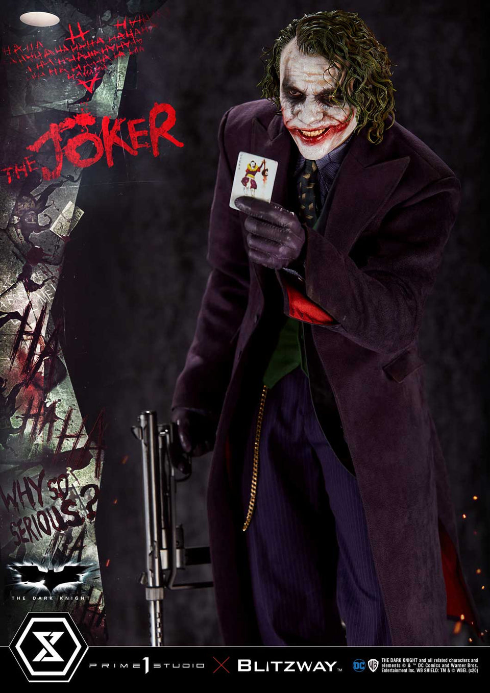 Prime 1 Studio Heath Ledger The Joker (Bonus Version) 1:3 Scale Statue