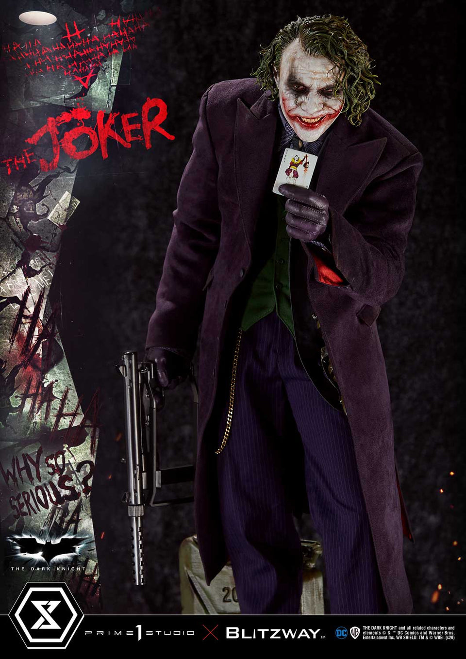 Prime 1 Studio Heath Ledger The Joker (Bonus Version) 1:3 Scale Statue