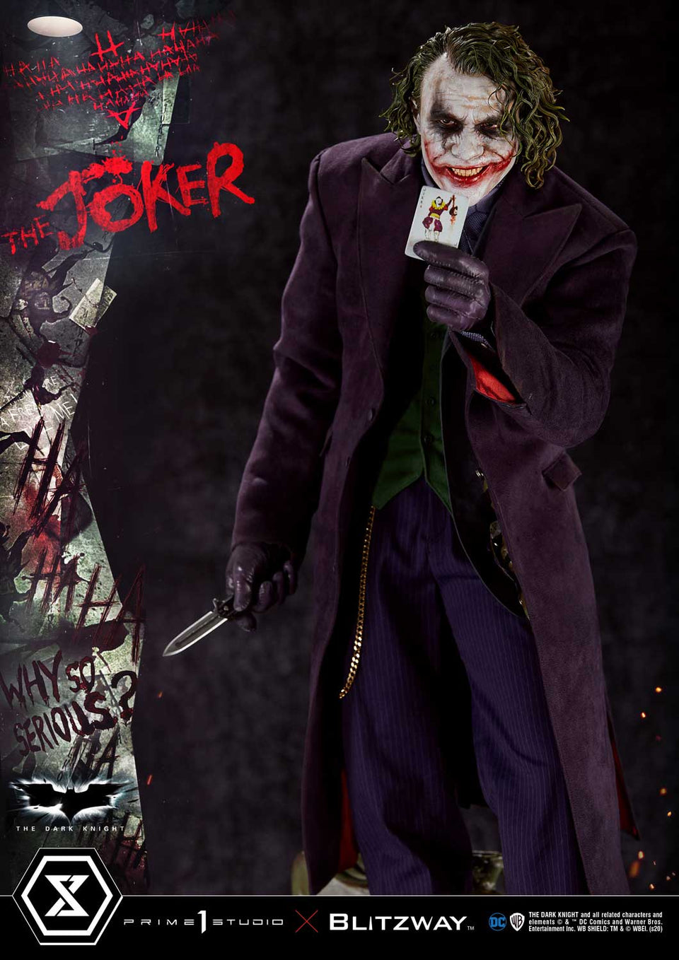 Prime 1 Studio Heath Ledger The Joker (Bonus Version) 1:3 Scale Statue