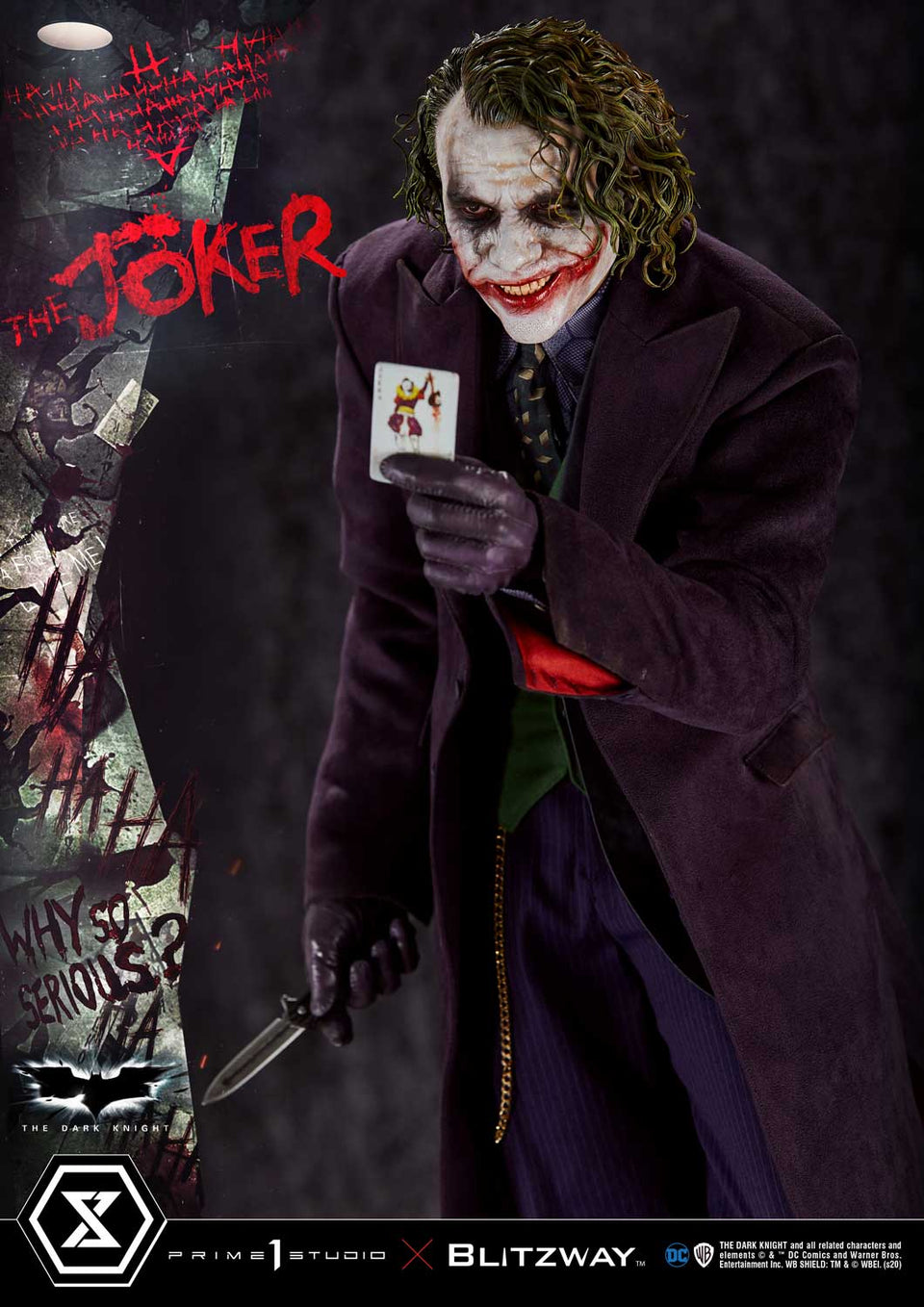 Prime 1 Studio Heath Ledger The Joker (Bonus Version) 1:3 Scale Statue