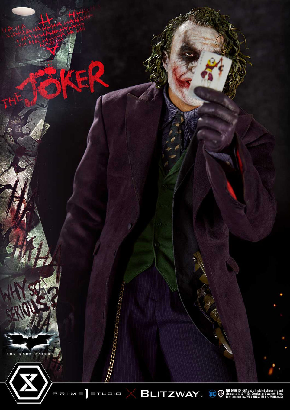 Prime 1 Studio Heath Ledger The Joker (Bonus Version) 1:3 Scale Statue