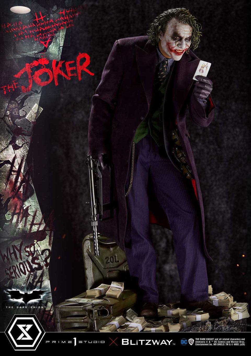 Prime 1 Studio Heath Ledger The Joker (Bonus Version) 1:3 Scale Statue