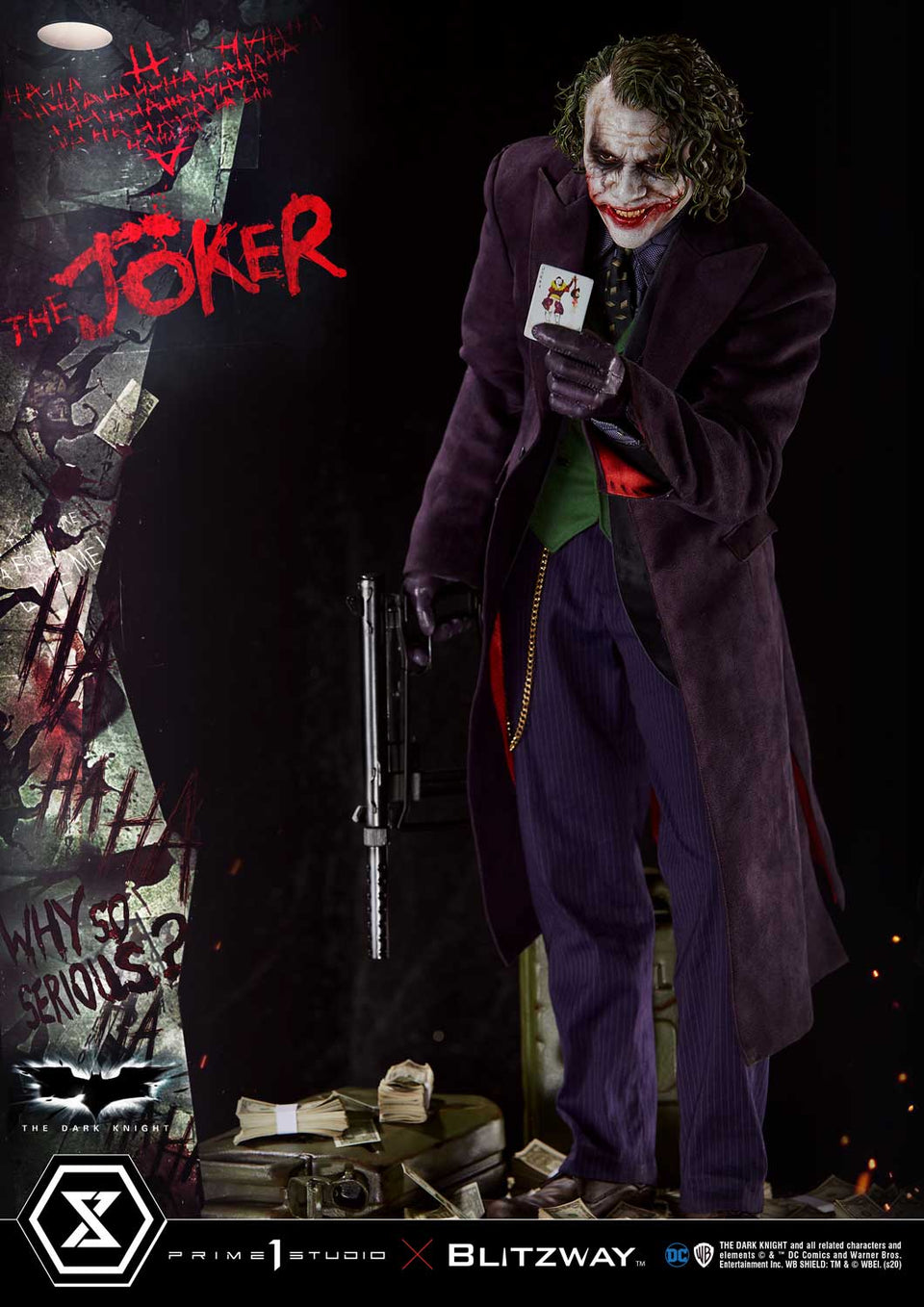 Prime 1 Studio Heath Ledger The Joker (Bonus Version) 1:3 Scale Statue