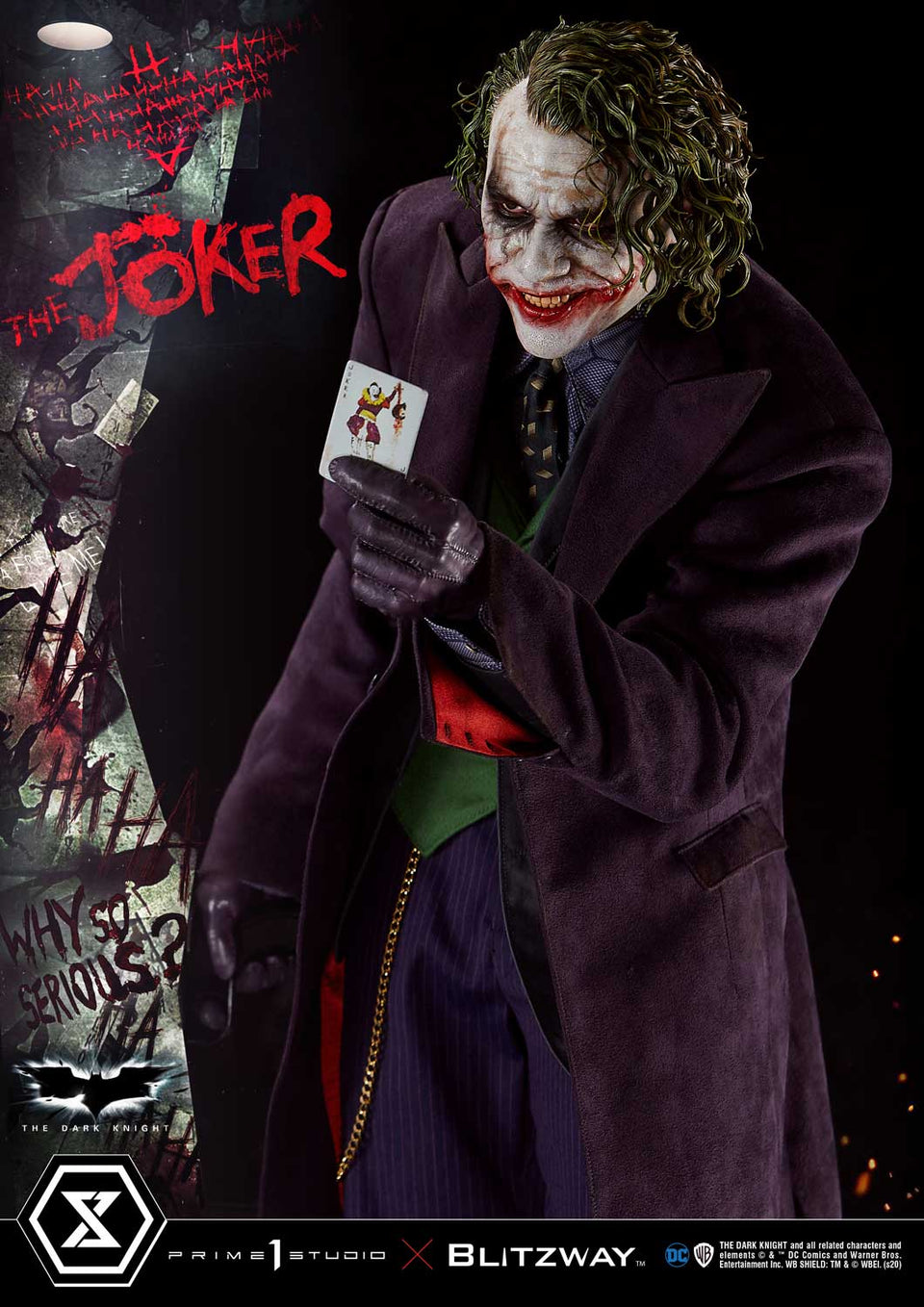 Prime 1 Studio Heath Ledger The Joker (Bonus Version) 1:3 Scale Statue