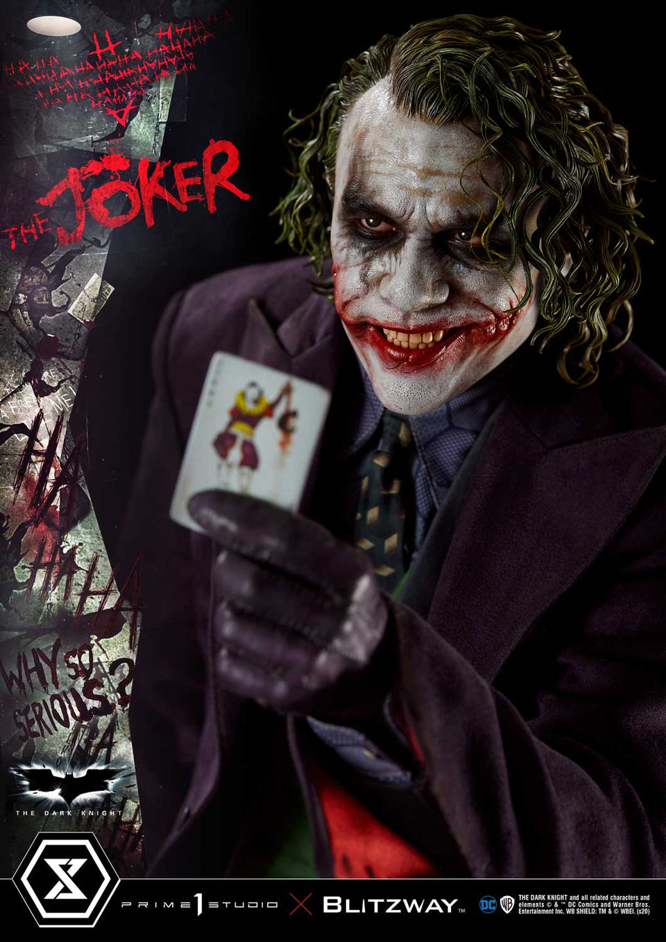 Prime 1 Studio Heath Ledger The Joker (Bonus Version) 1:3 Scale Statue