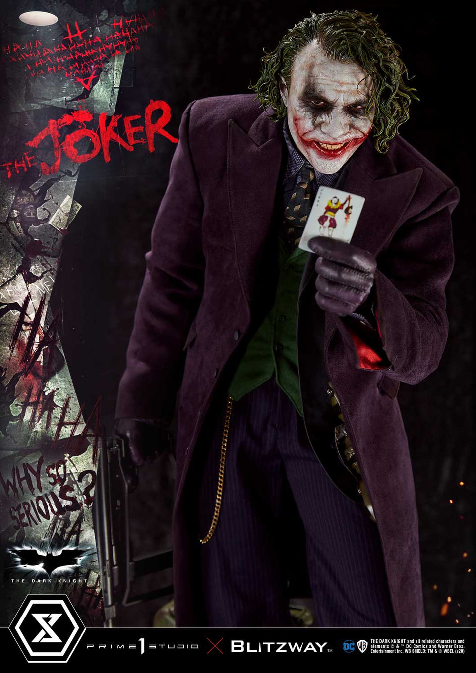 Prime 1 Studio Heath Ledger The Joker (Bonus Version) 1:3 Scale Statue