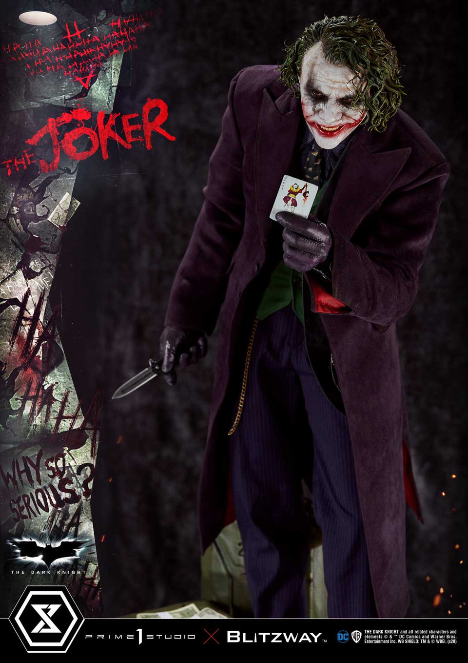 Prime 1 Studio Heath Ledger The Joker (Bonus Version) 1:3 Scale Statue