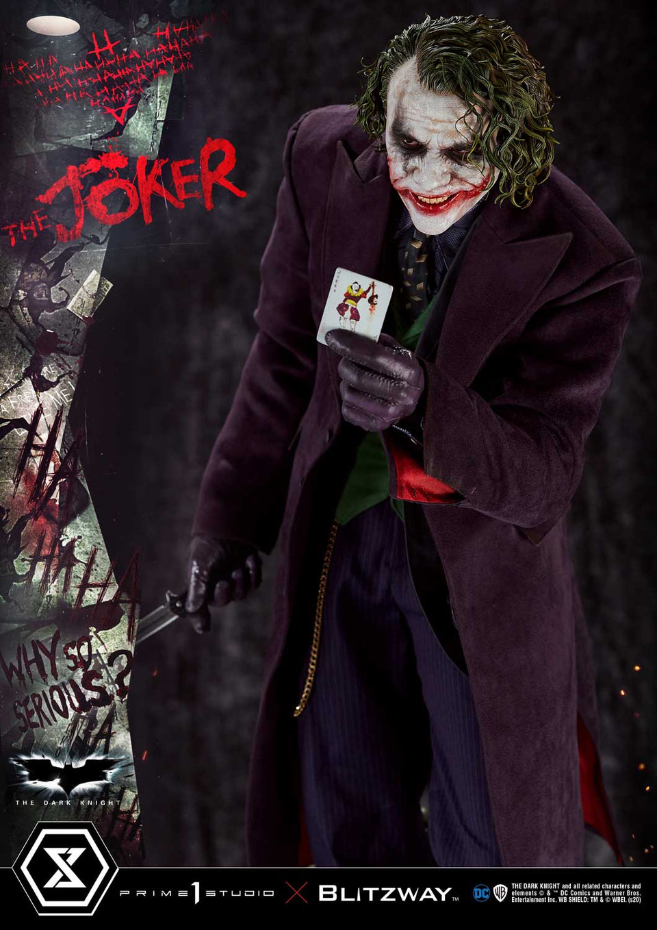 Prime 1 Studio Heath Ledger The Joker (Bonus Version) 1:3 Scale Statue