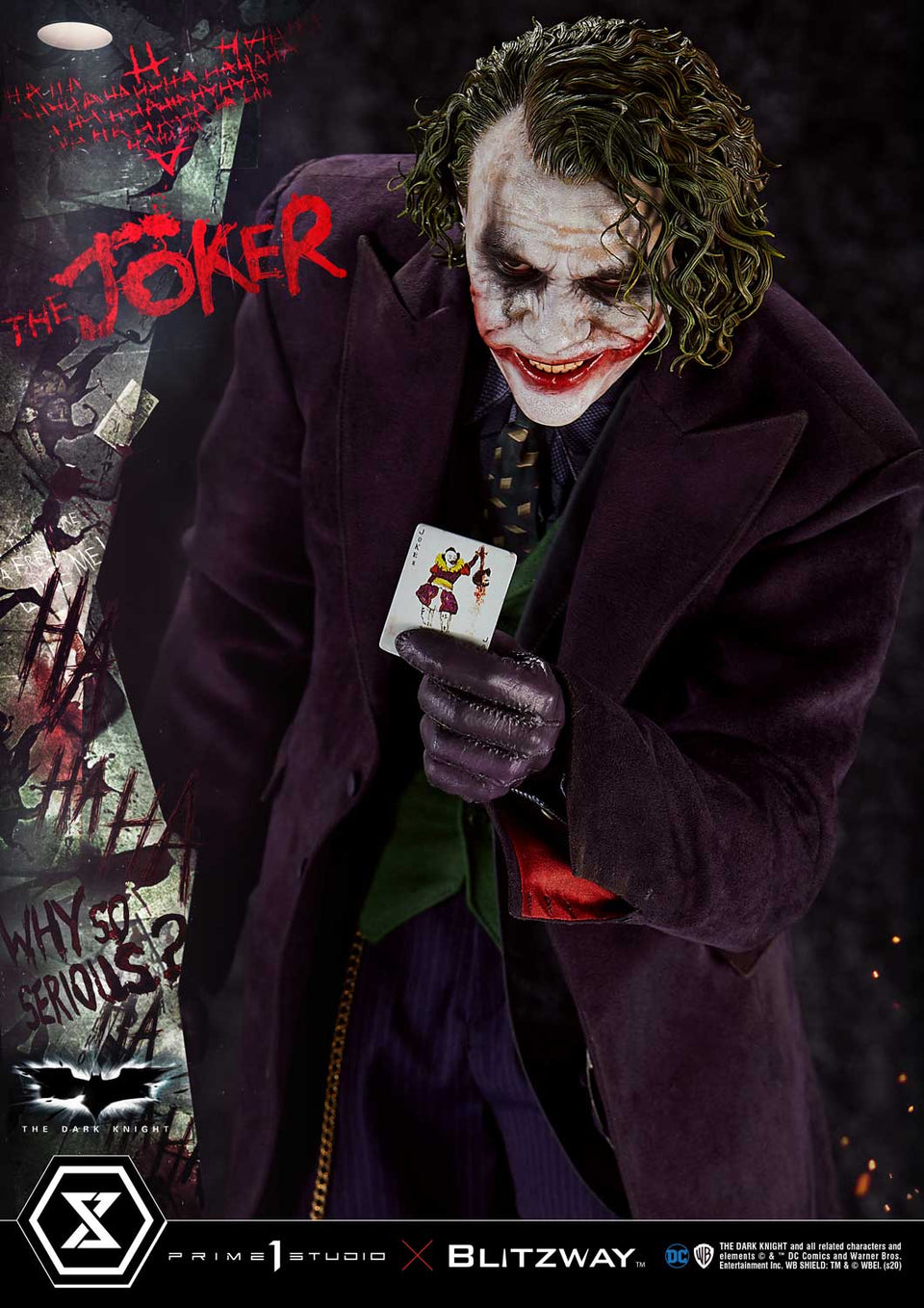 Prime 1 Studio Heath Ledger The Joker (Bonus Version) 1:3 Scale Statue