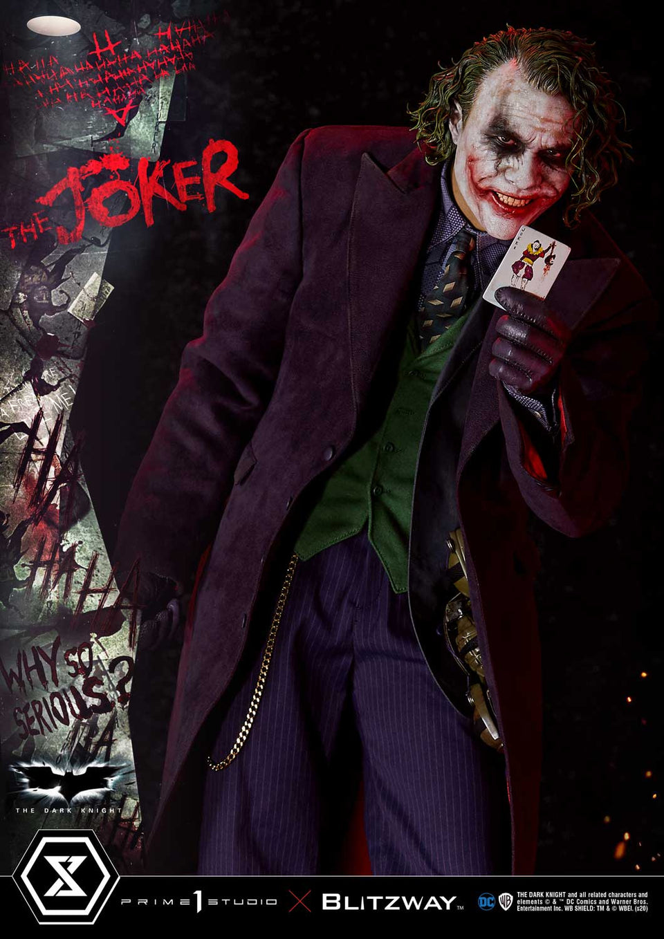 Prime 1 Studio Heath Ledger The Joker (Bonus Version) 1:3 Scale Statue