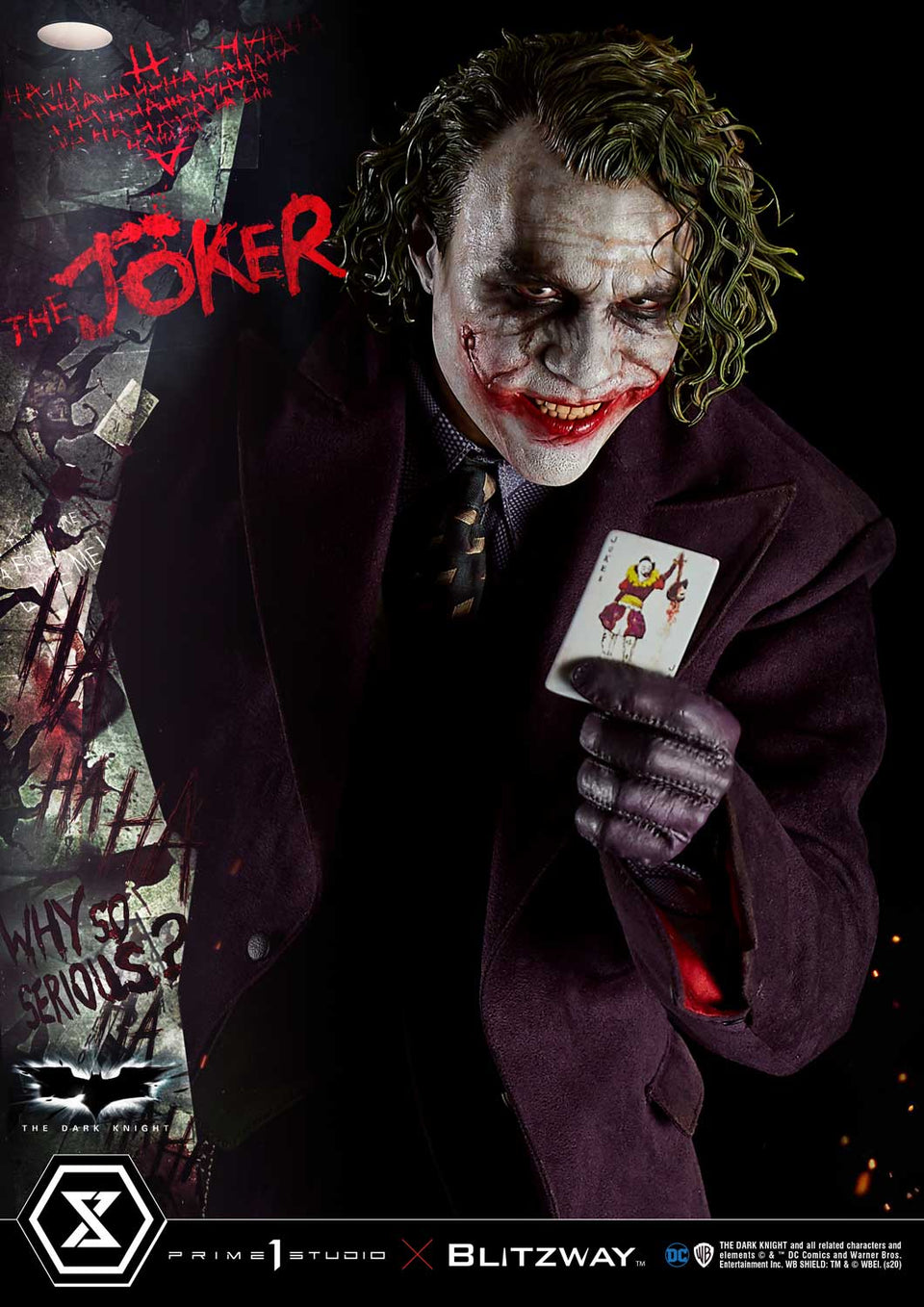 Prime 1 Studio Heath Ledger The Joker (Bonus Version) 1:3 Scale Statue