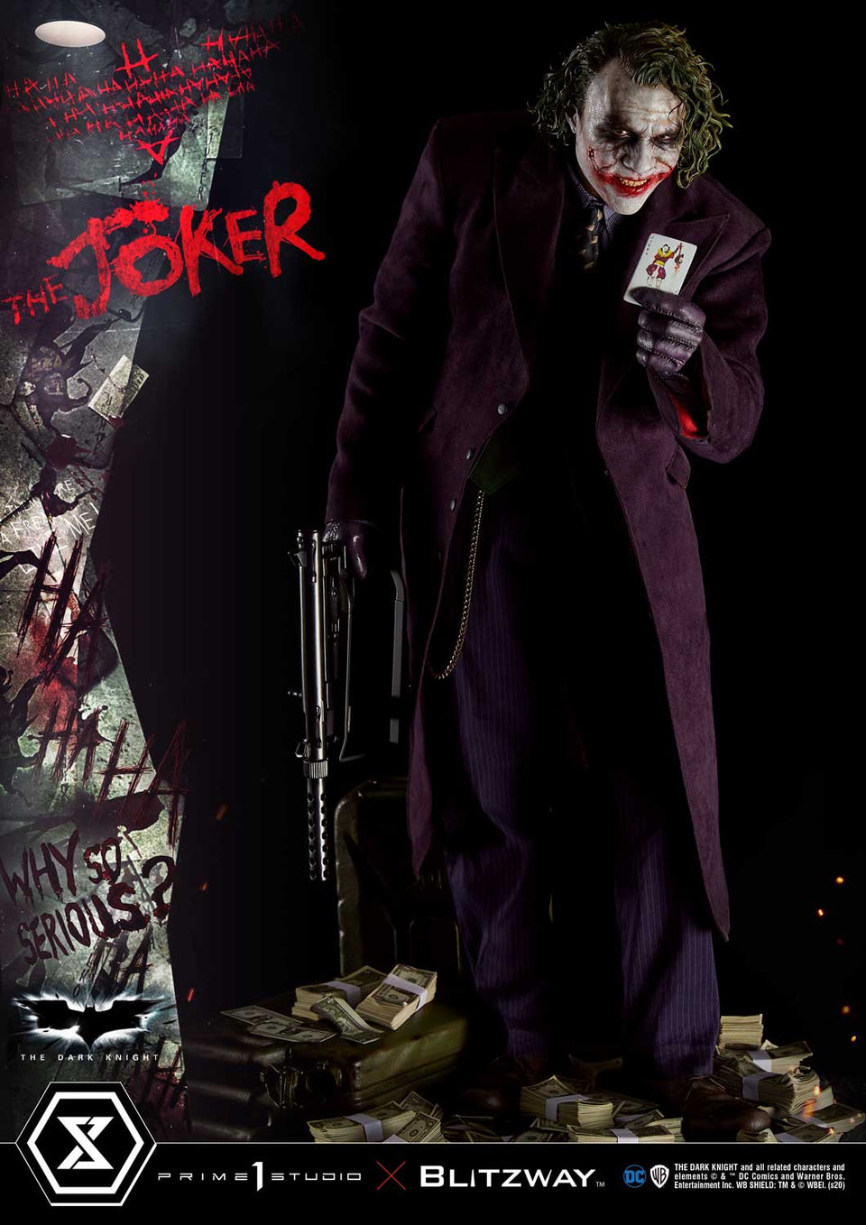 Prime 1 Studio Heath Ledger The Joker (Bonus Version) 1:3 Scale Statue