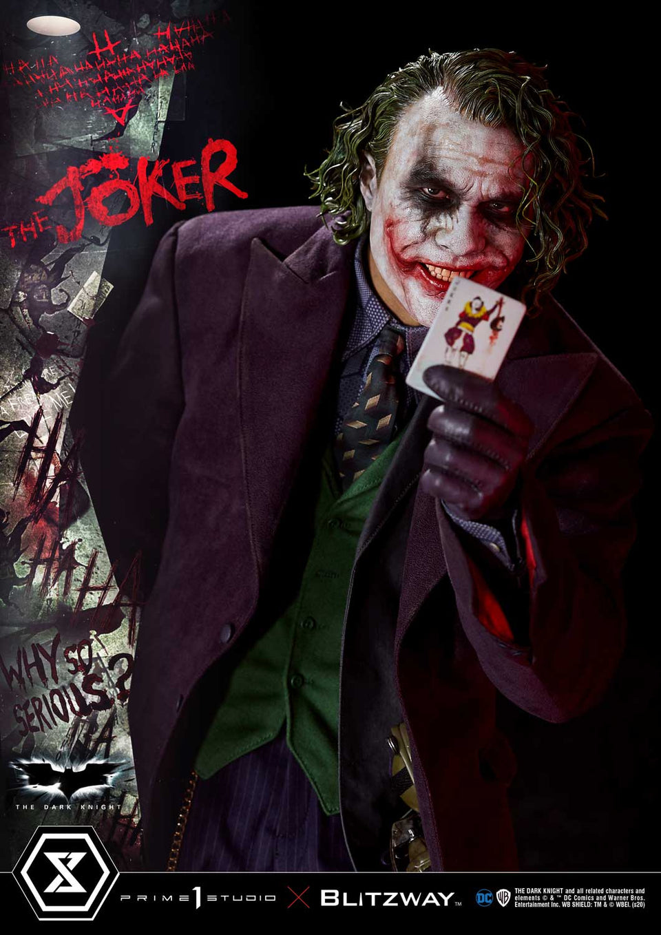 Prime 1 Studio Heath Ledger The Joker (Bonus Version) 1:3 Scale Statue