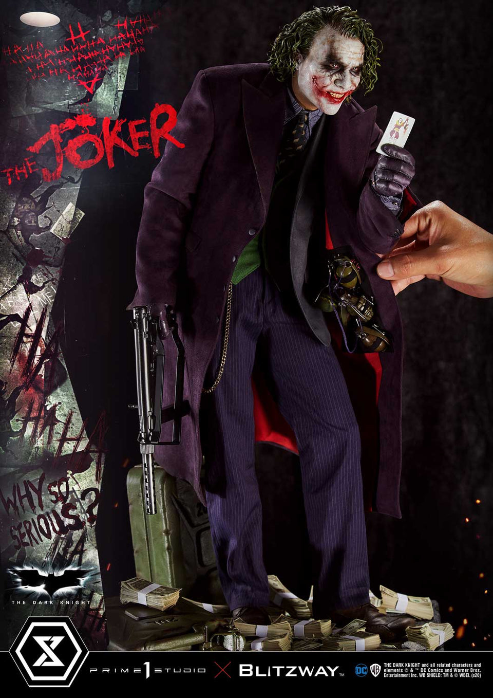 Prime 1 Studio Heath Ledger The Joker (Bonus Version) 1:3 Scale Statue