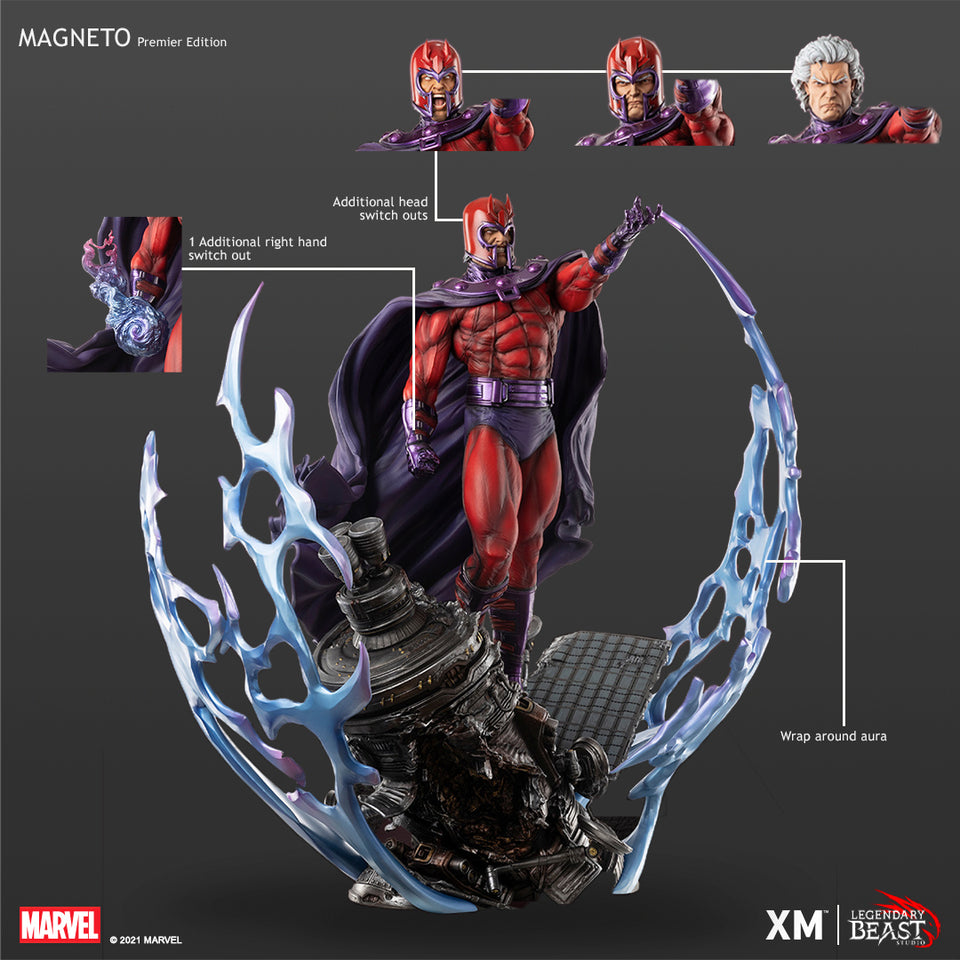 XM Studios / LBS Magneto (2 Versions) 1/3 Scale Statue