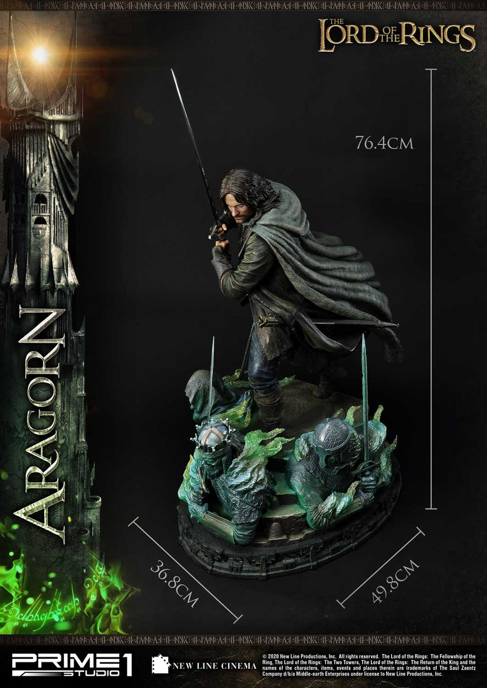 Prime 1 Studio Aragorn Lord of the Rings Deluxe Edition