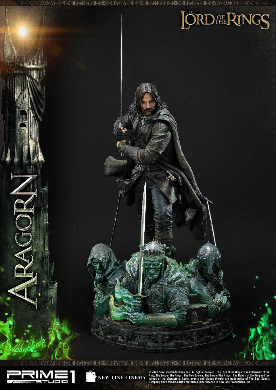 Prime 1 Studio Aragorn Lord of the Rings Deluxe Edition