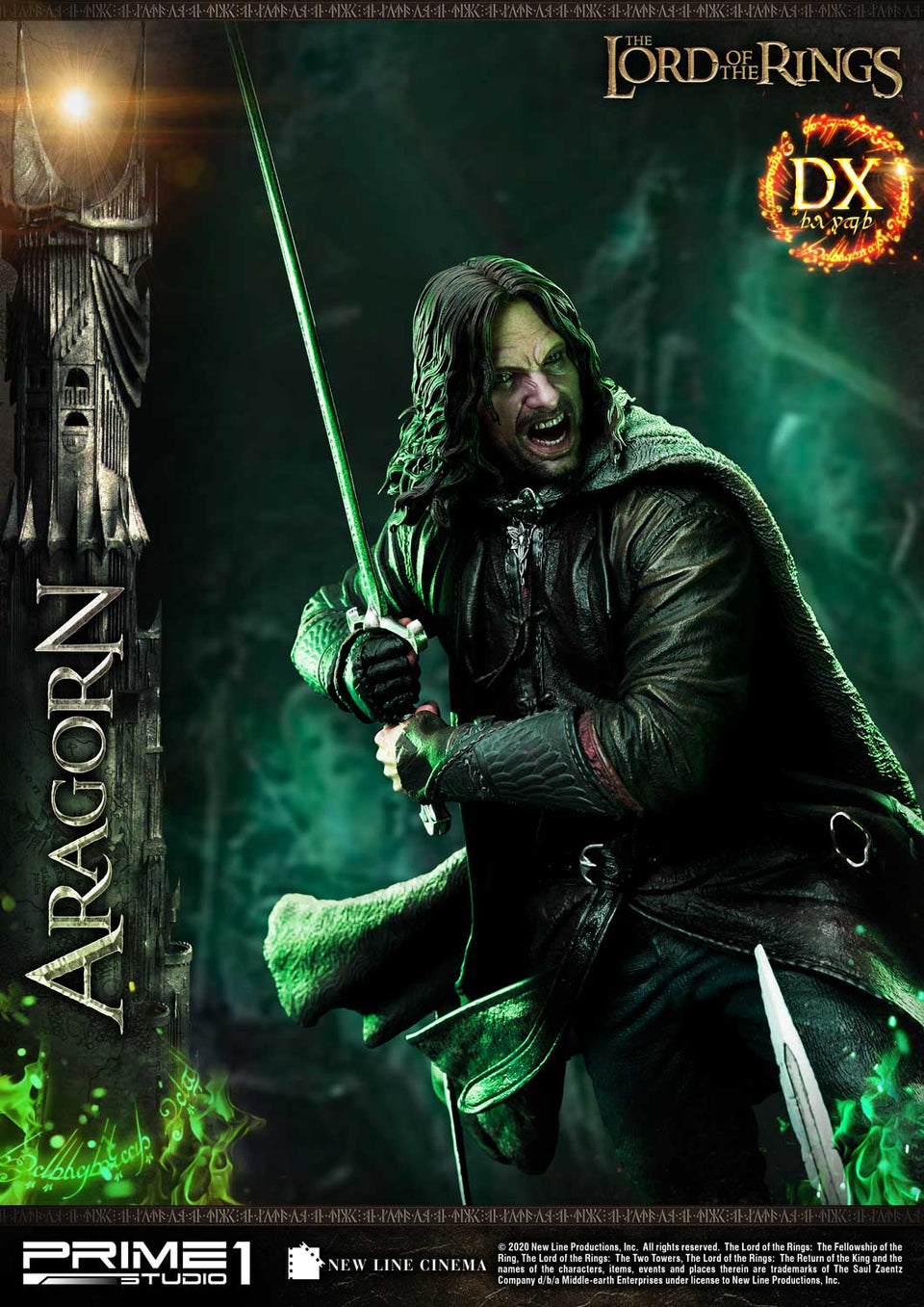 Prime 1 Studio Aragorn Lord of the Rings Deluxe Edition