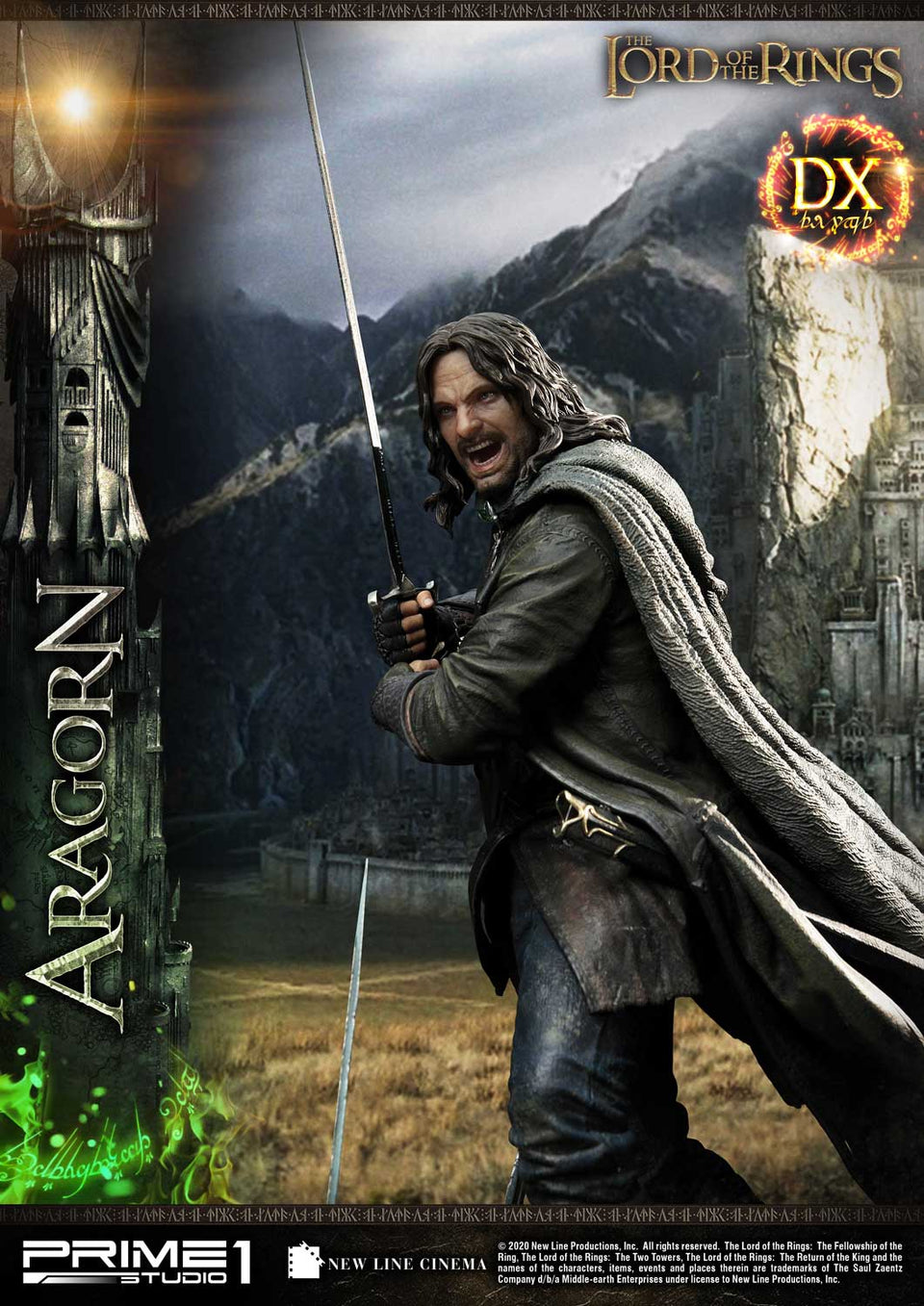 Prime 1 Studio Aragorn Lord of the Rings Deluxe Edition