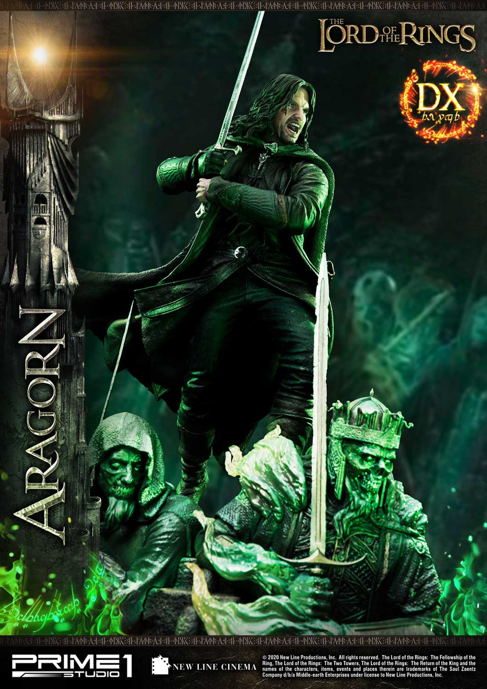 Prime 1 Studio Aragorn Lord of the Rings Deluxe Edition