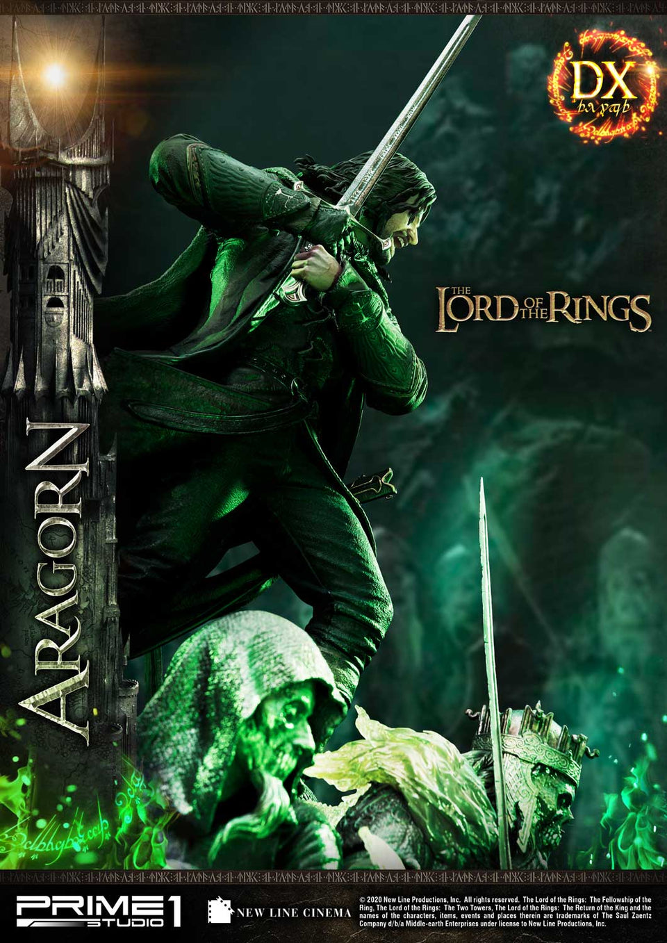 Prime 1 Studio Aragorn Lord of the Rings Deluxe Edition