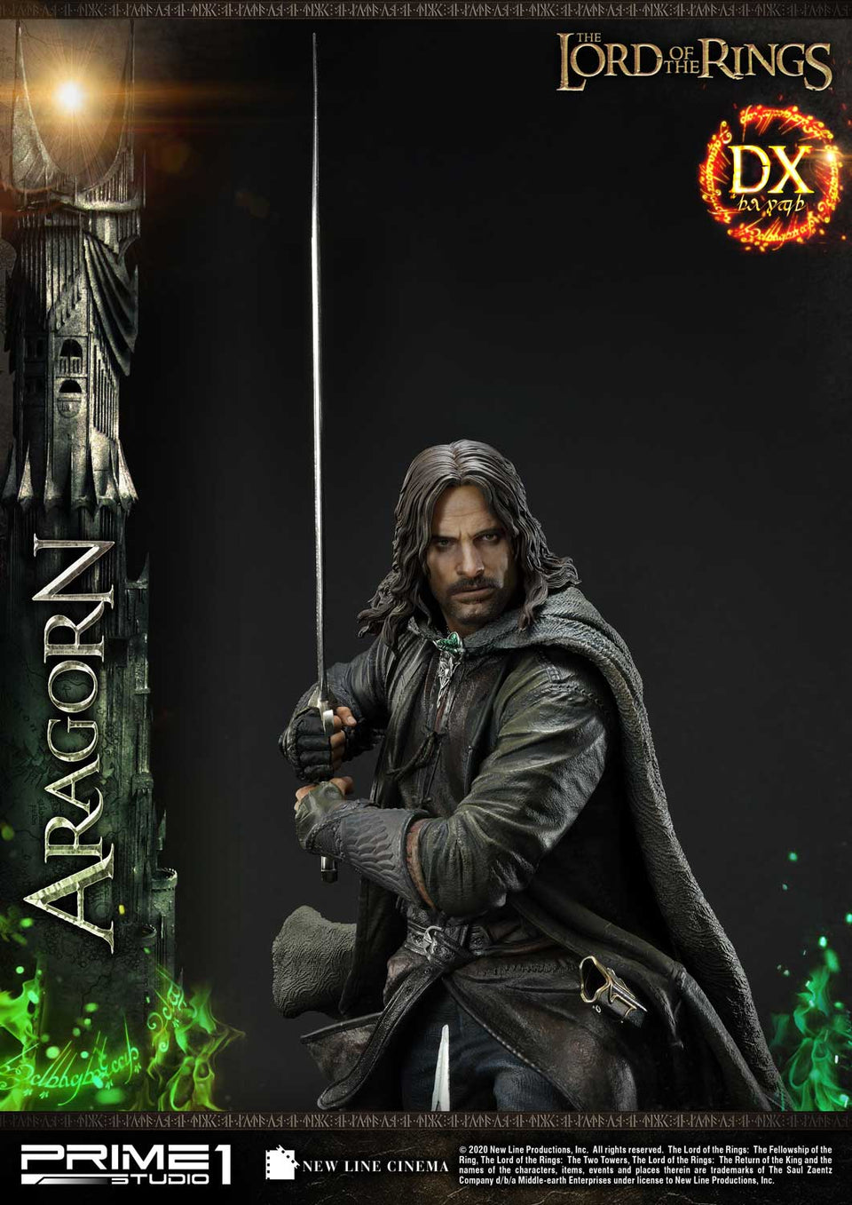 Prime 1 Studio Aragorn Lord of the Rings Deluxe Edition