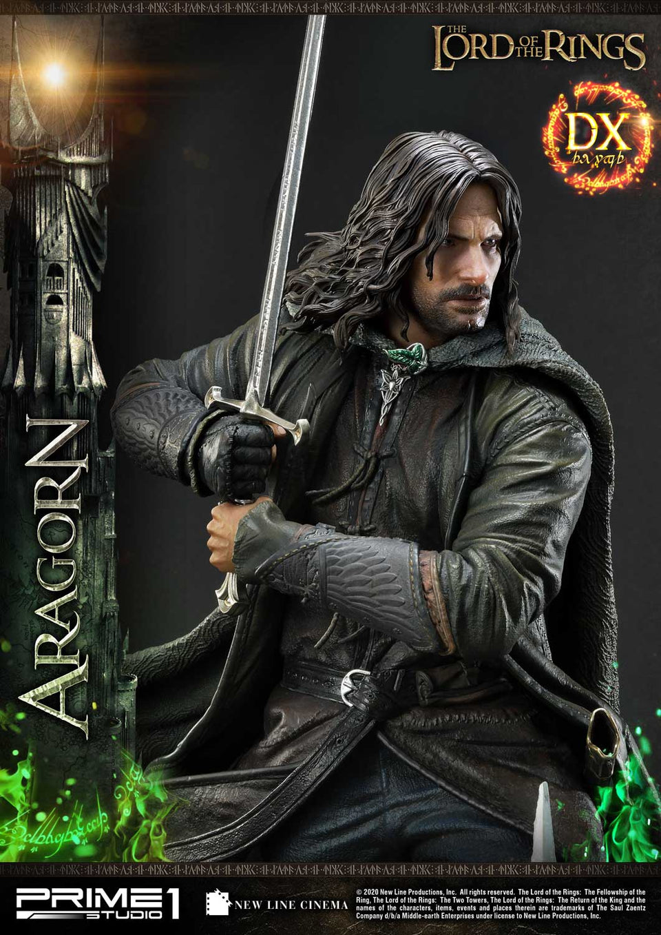 Prime 1 Studio Aragorn Lord of the Rings Deluxe Edition