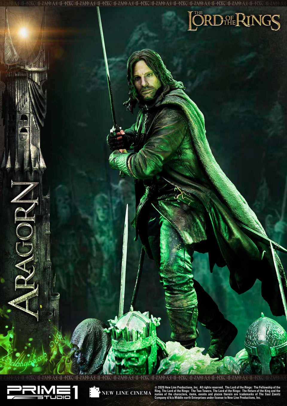 Prime 1 Studio Aragorn Lord of the Rings Deluxe Edition