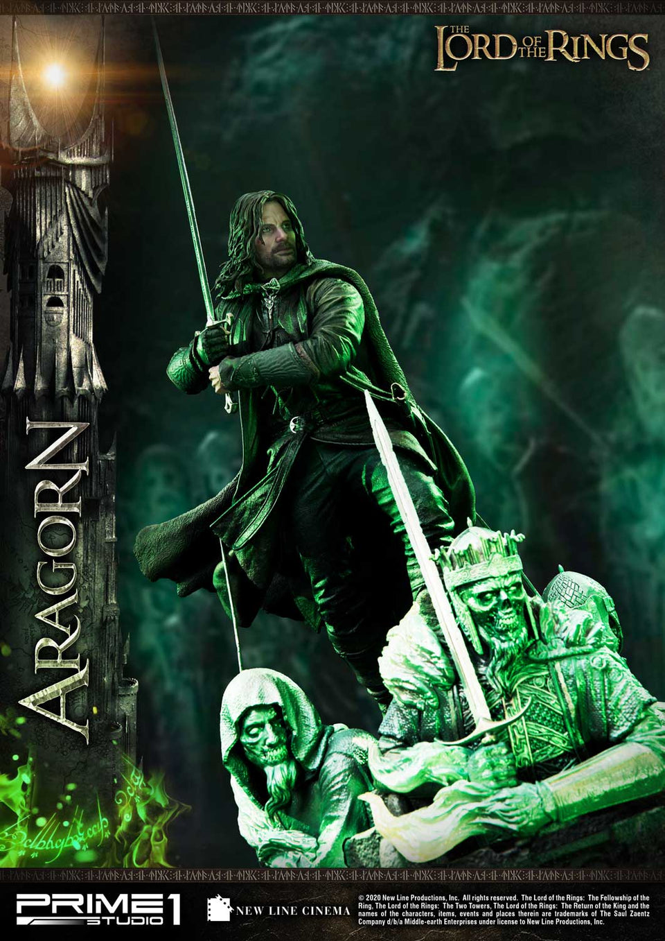 Prime 1 Studio Aragorn Lord of the Rings Deluxe Edition