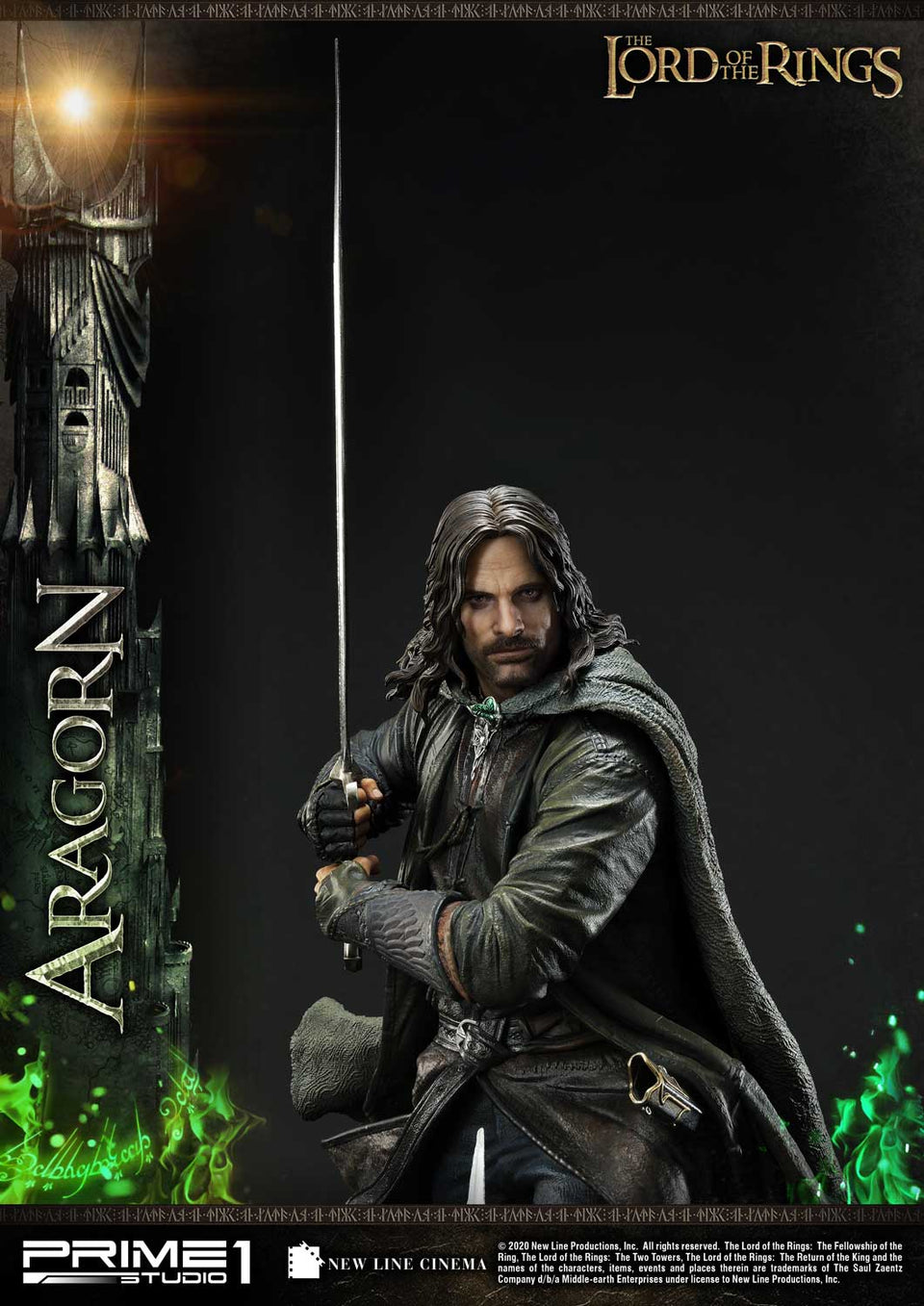 Prime 1 Studio Aragorn Lord of the Rings Deluxe Edition