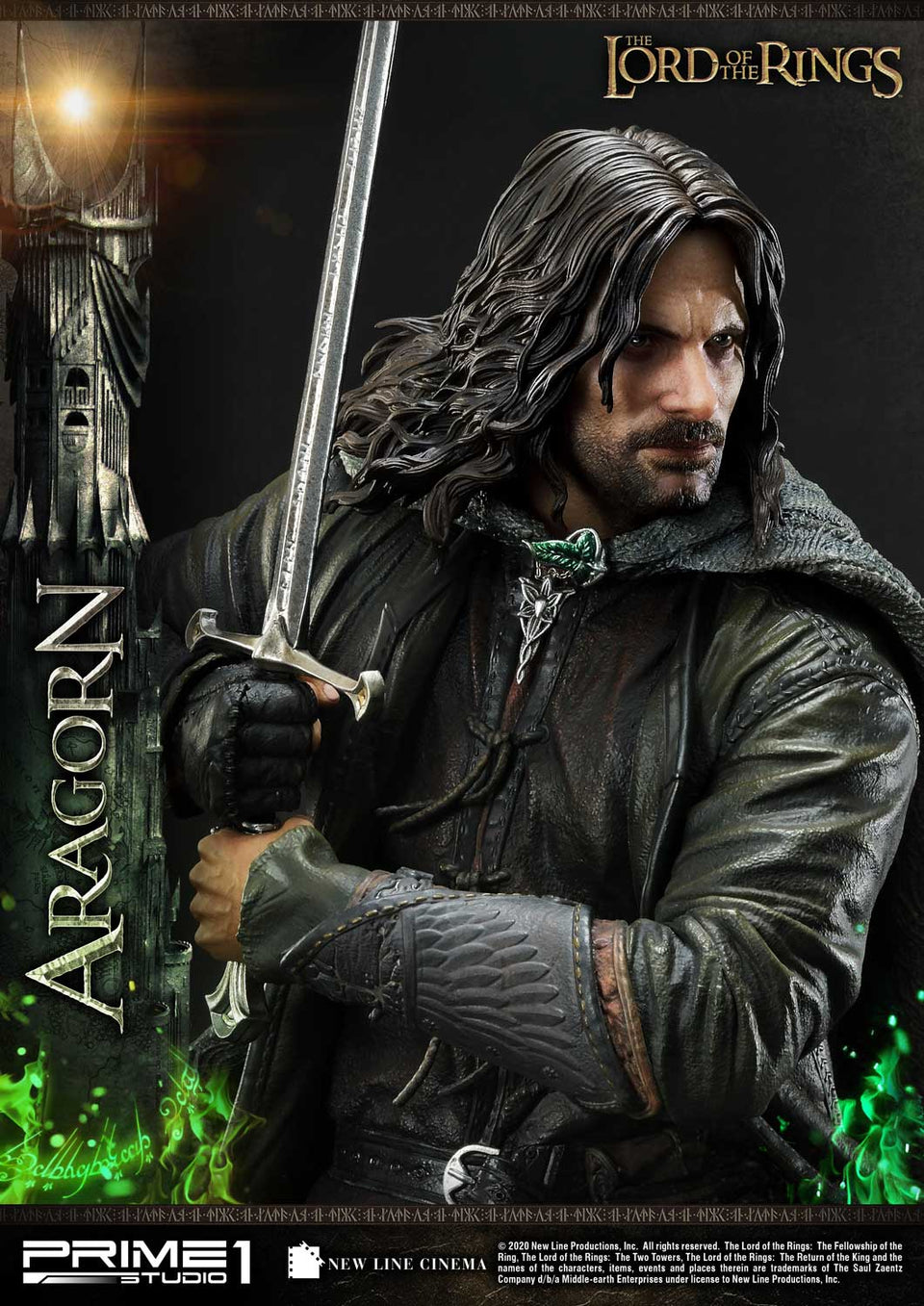 Prime 1 Studio Aragorn Lord of the Rings Deluxe Edition