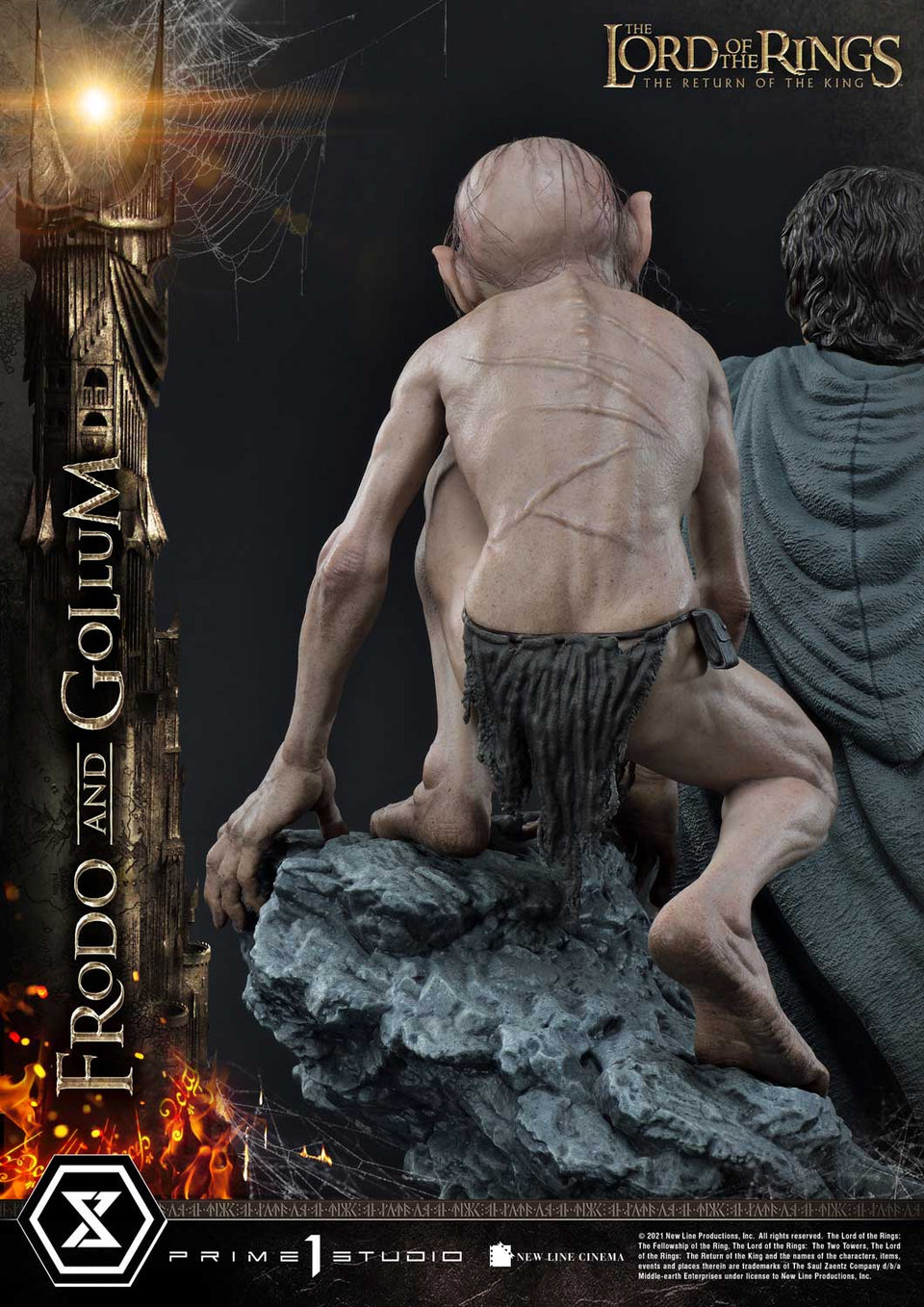 Prime 1 Studio Frodo and Gollum (Lord of the Rings: The Return of the King) (Bonus Version) 1/4 Scale Statue