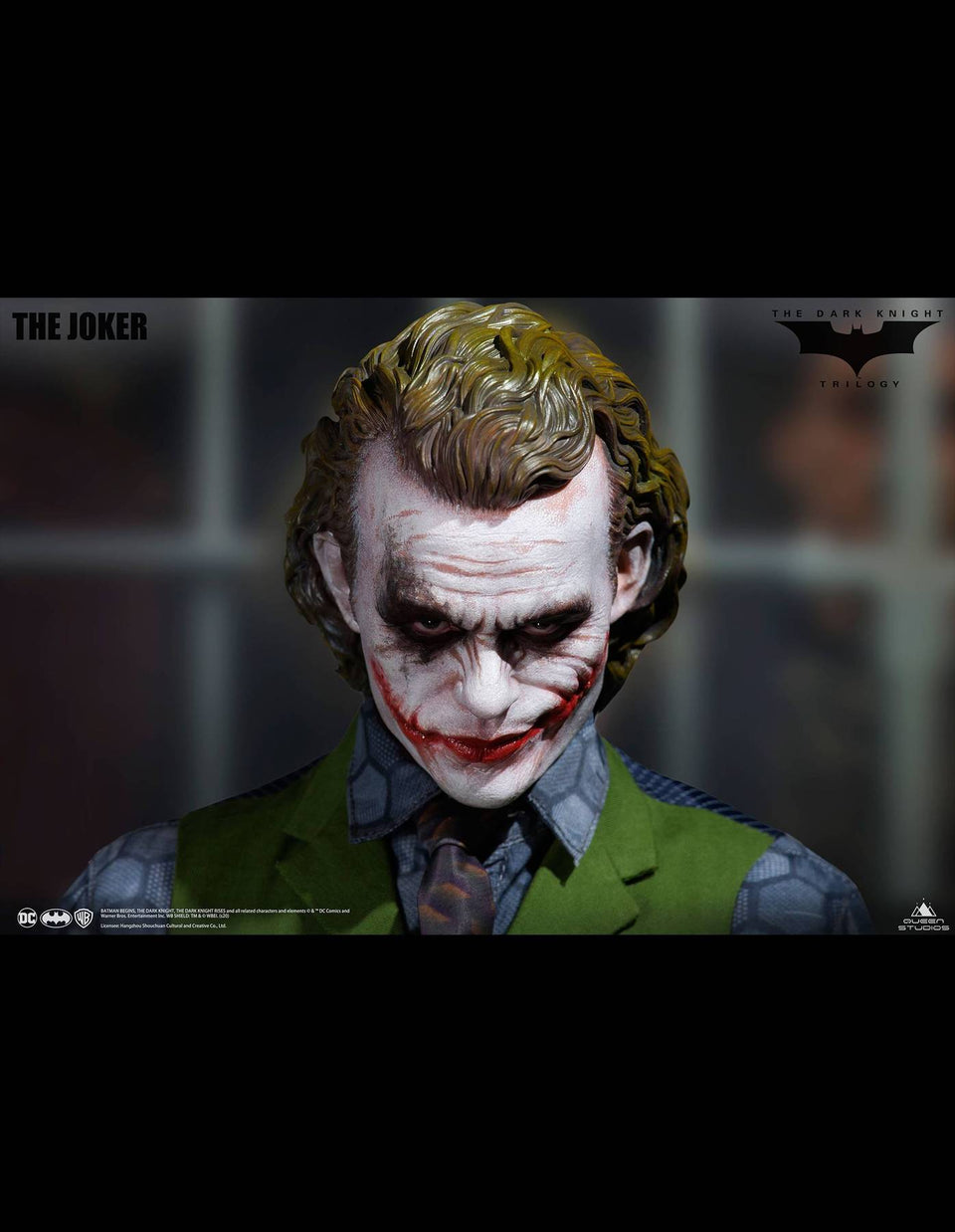 Heath Ledger The Joker Regular Edition Sculpted Hair