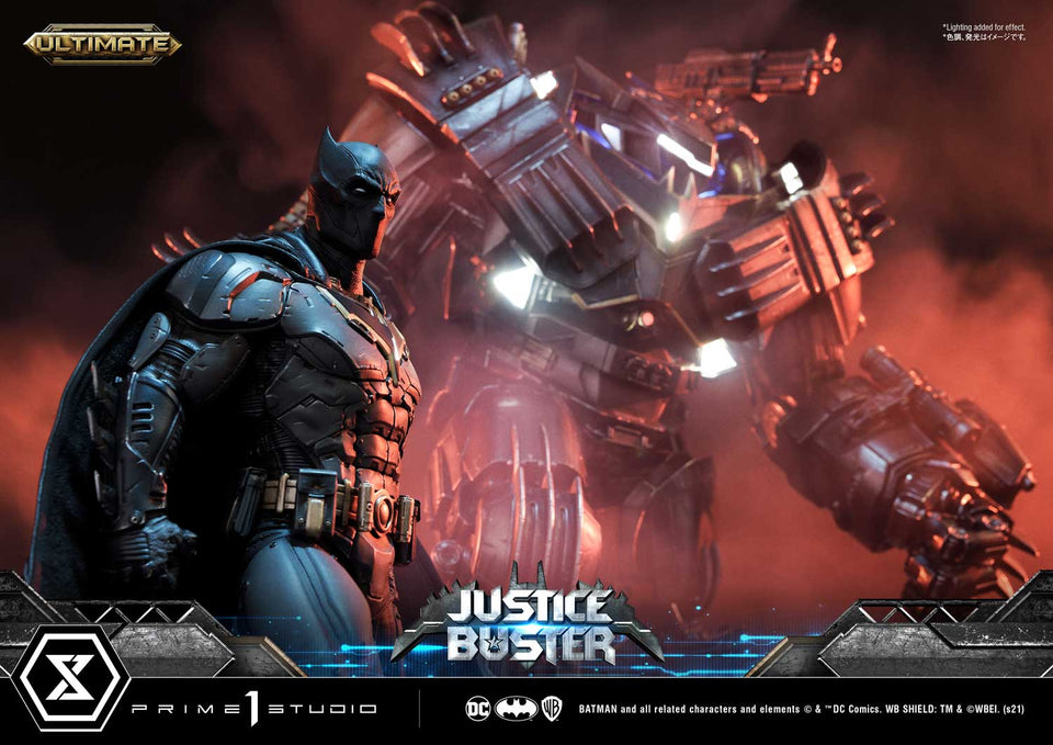 Prime 1 Studio Justice Buster + Batman (Ultimate Version) (Josh Nizzi Design) Statue