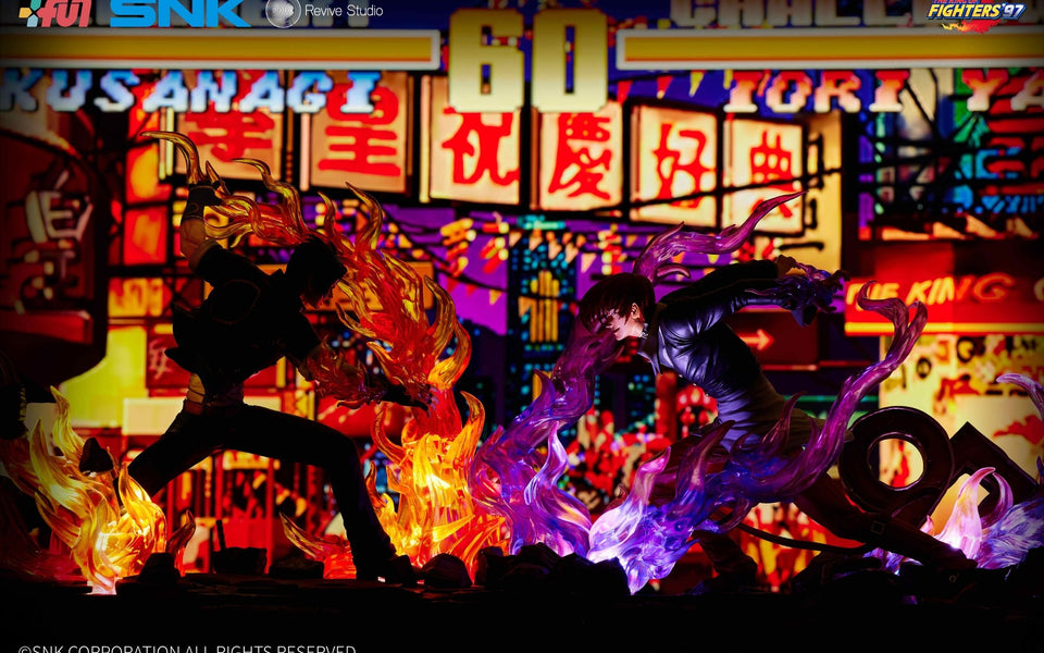 Revive Studio Kyo Kusanagi vs Iori Yagami (King of Fighters 97) 1/6 Scale Statue