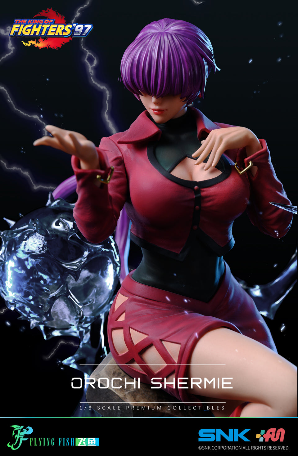 Flying Fish Studio King of Fighters 97 (Orochi Shermie) 1/6 Scale Statue