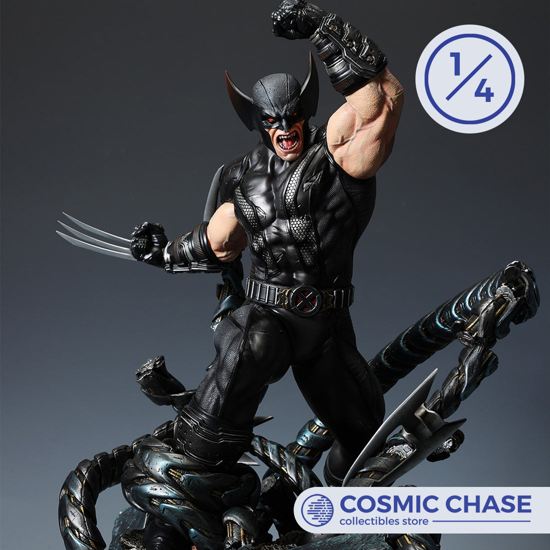 XM Studios Wolverine (X Force) (Version A) 1/4 Scale Statue – Cosmic ...
