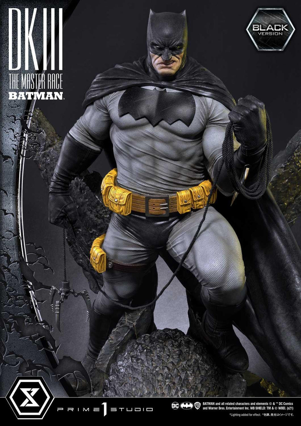 Prime 1 Studio Batman Dark Knight III The Master Race (Black Version) 1/3 Scale Statue
