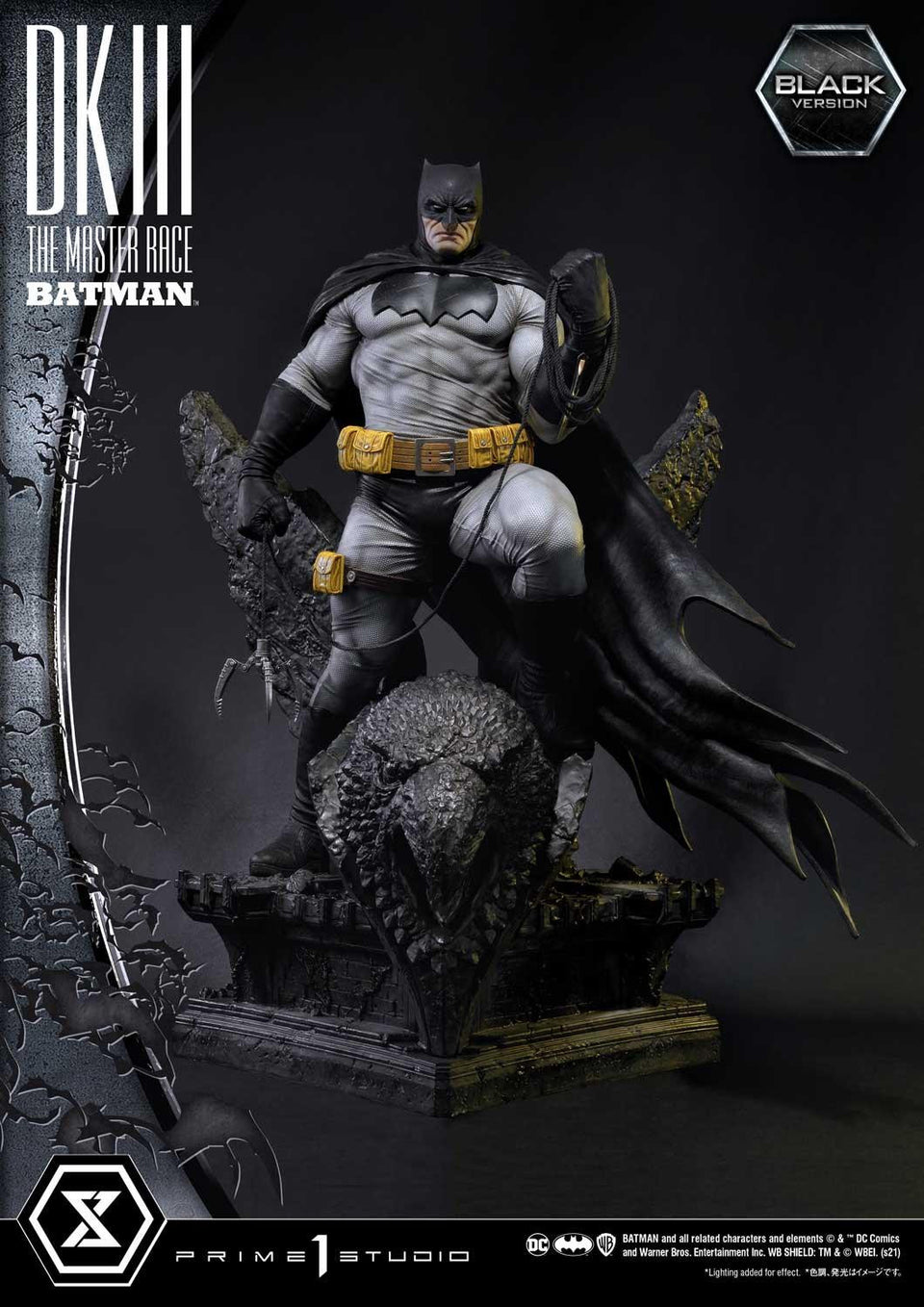 Prime 1 Studio Batman Dark Knight III The Master Race (Black Version) 1/3 Scale Statue