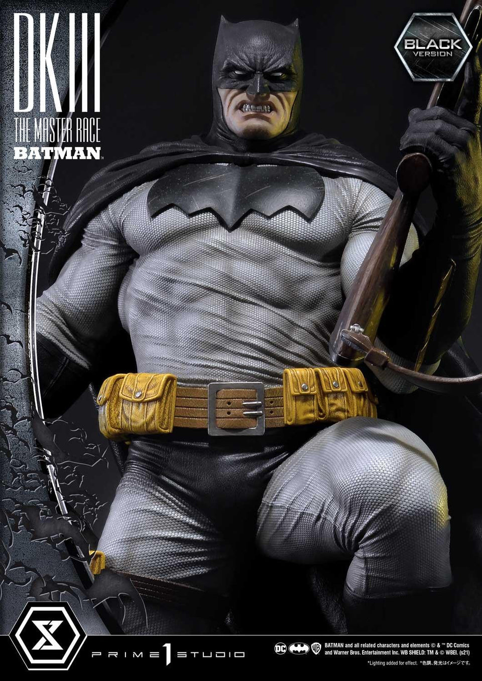 Prime 1 Studio Batman Dark Knight III The Master Race (Black Version) 1/3 Scale Statue