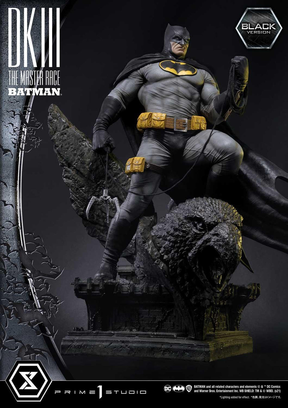 Prime 1 Studio Batman Dark Knight III The Master Race (Black Version) 1/3 Scale Statue